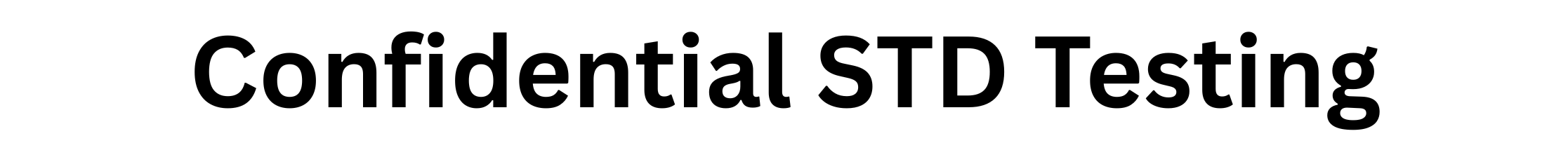 Confidential STD Testing